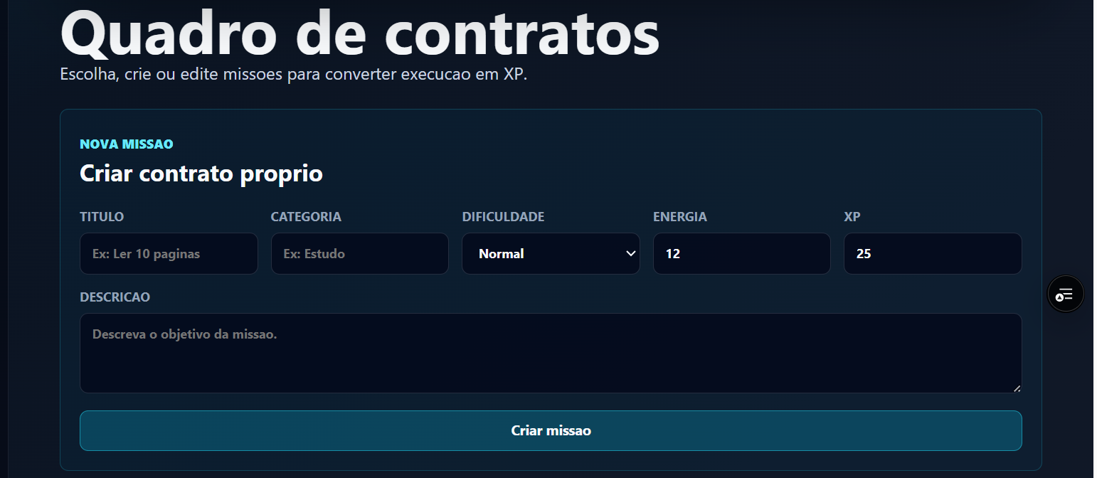Criação de contratos